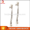China factory wholesale latest white gold stud earring models beautiful fancy pearl earring designs for women